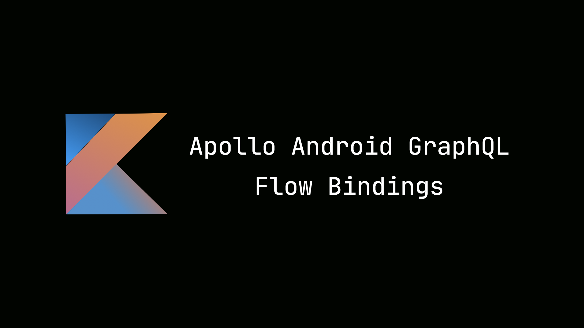 Apollo Android GraphQL Flow Bindings